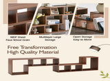 2 Pieces Cube TV Stand,Free Combination Gaming Entertainment Center Media Stand,Open Storage 83940483