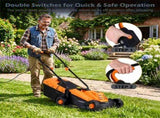 12 Amp Corded Electric Push Lawn Mower, 13" Cutting Width with 3 Cutting Heights, 8 Gallon Grass 67344584