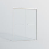 44-48 in. W x 72 in. H Double Sliding Shower Door, Semi-frameless Bypass Bathroom Sliding Door with W1573P239434