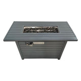 25 H x 42 W Outdoor Fire Pit Table with Lid B120142380