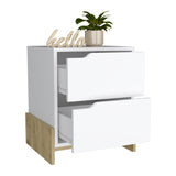 Luss Nightstand, Bedside Table with 2-Drawers B200P188858