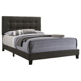 Charcoal Tufted Queen Panel Bed B062P153532