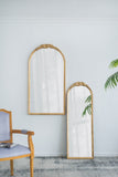 19"x56" Wood Floor Mirror, Full Body Mirror Dressing Make up Mirror for Bathroom Bedroom Living Room W2078P152648