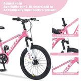 ZUKKA Mountain Bike,20 Inch MTB for Boys and Girls Age 7-10 Years,Multiple Colors W1019P263557