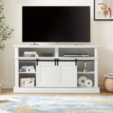 Media Console Table with Storage Cabinet, Mid Century style Entertainment TV Table, Multipurpose W1758P177970