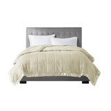 Lightweight Down Alternative Blanket with Satin Trim B03598498