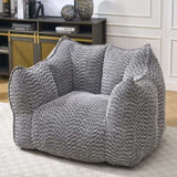 Sofa chairs with highly resilient foam for living rooms and bedrooms, comfortable square lazy, W1996P252268