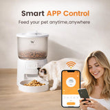 Smart Pet Feeder, 3L Automatic Food Dispenser for Cats, dogsSmall Pets Indoor, Timed and 20642195