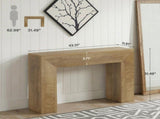 43.3" Entryway Console Table, Small Fluted Sofa Table Behind Couch 61958366