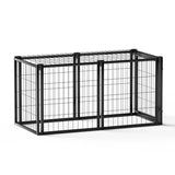 ZNTS Dog Crate 47.2" Dog Kennel for Small Medium Dogs, Puppy Dog Playpen with Top, Pet Cage, Indoor, W1162P245311