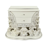 ZNTS ACME Adara NIGHTSTAND Antique White Finish BD01249