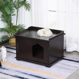 ZNTS Wooden Cat House （Prohibited by WalMart） 68023583