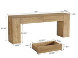 Old 56870336 Long Console Table 64037500
