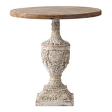 30x31" Antique Round Wood Table W2078125613