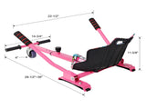 Hoverboard Seat Attachment Go-Kart,Fits 6.5" 8"10" Hoverboards,Sturdy Adjustable Off-Road 12902567