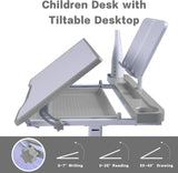 Desk for Kids Desk and Chair Set Kids Art Desk Drafting Table Desk Set with Adjustable Height, 80132099