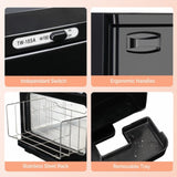 Hot Towel Warmer for Facials Massage, Esthetician Towel Heating Cabinet Black, Aluminum Chamber, 38901427