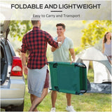 Foldable Outdoor Chaise Lounge Chair, 5-Level Reclining Camping Tanning Chair with Strong Oxford W2225141505