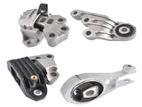 4X Motor Mounts Replacement for Jeep Renegade 1.4L 2015 16 17 18 Transmission 68257232AA 22786354