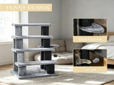 Cat Tree Tower with Cat Stair Steps, Scratching Post and Hanging Play Ball, for High Bed, Sofa, 71401502