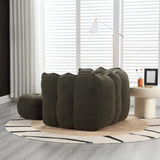 Soft Bean Bag Chair with High Resilient Foamfor living room and bedroom,Comfortable Square W1996P182140