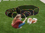 Outdoor Cat Enclosures with Tunnel, Portable Cat Play Tent Indoor Outdoor, Cat Playpen Enclosed 02353879