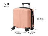 Non-TSA Customs Lock Single PP Trolley Case 20in Pink 49574536