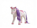 Toddler Riding Horse with Neighing, Stuffed Animal Horse Toy with Padding, White 59159209