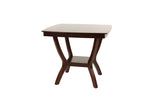 Dining Table Counter Height Dining Table 1pc Table w Shelve Solidwood Espresso Finish Dining Room B011P207141