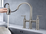 Pull Down Double Handle Kitchen Faucet 98917656