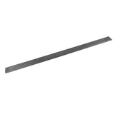 Cutting Edge Bucket Hardened Unpainted 30MnB Silver Fits for Skid Steer Loader 72"x4"x1/2" 66742630
