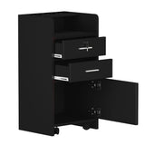 Salon Wood Rolling Drawer Cabinet Trolley Spa 3-layer Cabinet Equipment with A 05549997