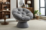 ZNTS Oversized Swivel Accent Chair, 360 Swivel Barrel Chair, Papasan Chair for Living Room Bedroom W1752P172292