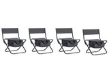 4-piece Folding Outdoor Chair with Storage Bag, Portable Chair for indoor, Outdoor Camping, Picnics W24172222