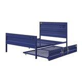 Blue Full Platform Bed B062P189169