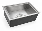 Drop-In Ice Chest, Stainless Steel Ice Storage Box with Lid and Drain Hose, Ice Bin for Chilled 18556218