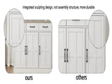 Double Door Narrow Height Slim Floor Standing Cabinet 72104839