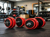 44lbs Adjustable Convertible Dumbbell Barbell Set All-in-One Home Gym Weight Training Equipment for 39585661