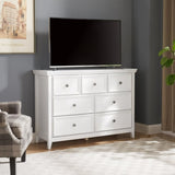 Modern 7 Drawers Dresser 7 Drawers Cabinet,Chest of Drawers Closet Organizers and Clothes W2275P149784