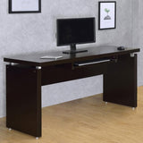 Cappuccino Floating Top Computer Desk B062P153858
