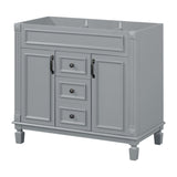 ZNTS 36'' Bathroom Vanity without Top Sink, Cabinet only, Modern Bathroom Storage Cabinet with 2 Soft 30359422