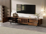 78" TV Stand for TVs up to 85", TV Console for Living Room, Media Console with Two Drawers, N710P510682P