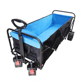 Big large capacity Folding cart Extra Long Extender Wagon Folding Wagon Garden Shopping Beach W227137386
