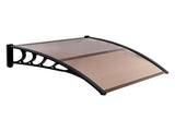100 x 96cm Household Application Door & Window Rain Cover Eaves Brown Board & 80876101