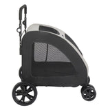 ZNTS Dog Stroller for Medium to Large Dogs, Foldable Dog Wagon with 4 Wheels, Adjustable Handle, Bid Dog 77943389