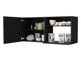 Carter Black 2 Wall Cabinet B062P175101