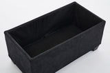 Storage Ottoman Bench, Foot Rest with Legs, 16 x 30 x 16.1 Inches, End of Bed Bench, Storage Chest, W2725P220187