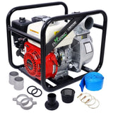 ZNTS Water Pump 3" 264Gpm ,163cc Honda GX160 Engine, 3IN NPT COUPLER WITH 25FT FLAT HOSE W465P245722