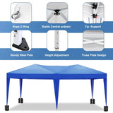 ZNTS 10'x20' Folding Canopy with 6 Removable Sidewalls Outdoor Event Shelter UPF 50+ Gazebo Portable W2185P191604