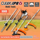 4 in 1 Multi-Functional Trimming Tool, 33CC 2-Cycle Garden Tool System with Gas Pole Saw, Hedge W46538844